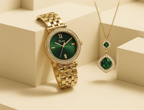 Montre Dior avec Collier